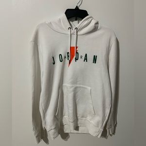Jordan x Gatorade Collection “Like Mike” Pullover Men’s White Hoodie-Medium
